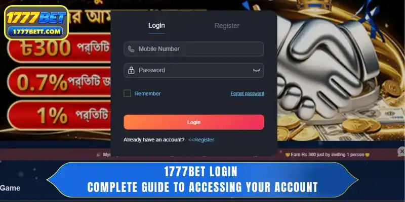 1777Bet Login — Complete Guide to Accessing Your Account