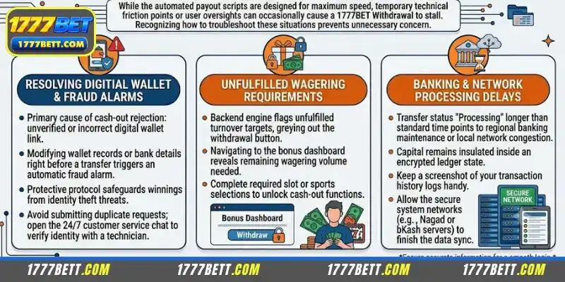Errors and troubleshooting when using 1777Bet Withdrawal