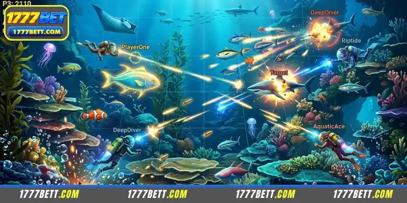 KA Fishing 1777Bet features vivid graphics