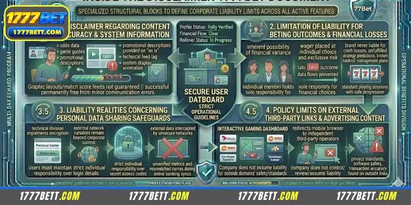 Key Contents of the 1777Bet Disclaimer