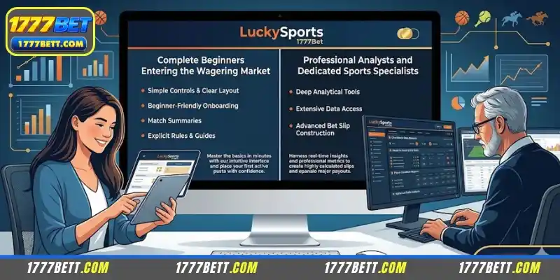 Target customer groups who should participate in LuckySports 1777Bet
