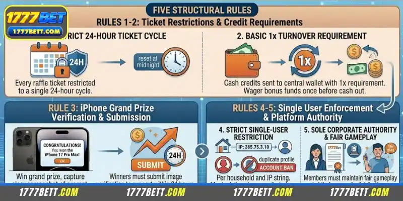 Terms and Conditions of the 1777Bet Daily Deposit Draw