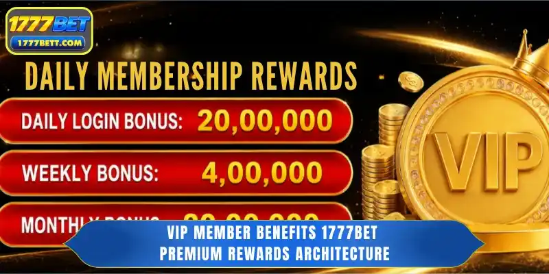 VIP member benefits 1777Bet - Premium Rewards Architecture